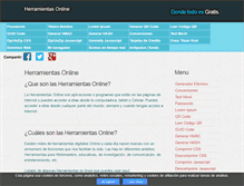 Tablet Screenshot of herramientas-online.com